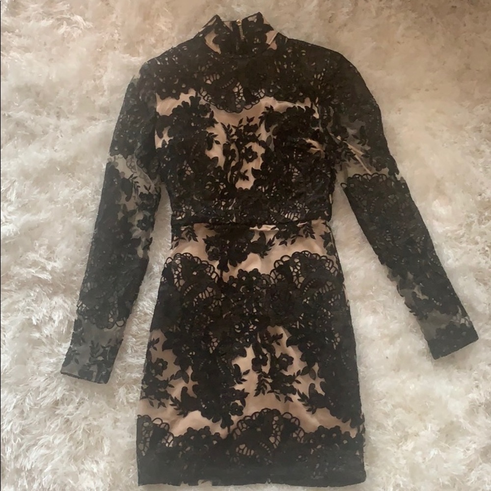 Missguided Peace + Love lace cocktail Homecoming